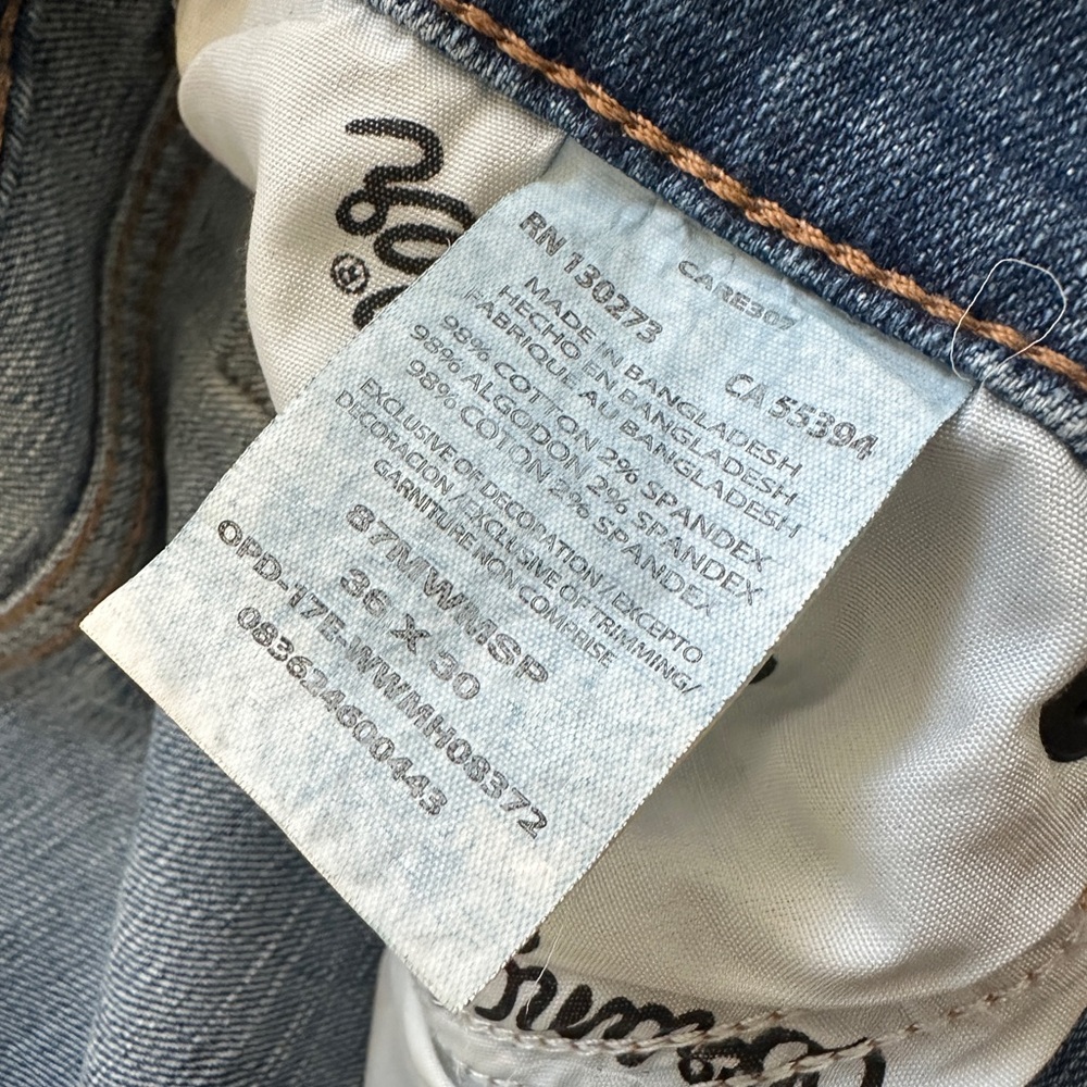 (2) Wrangler Men’s Slim Jeans - size 36x30 - Picture 4 of 11